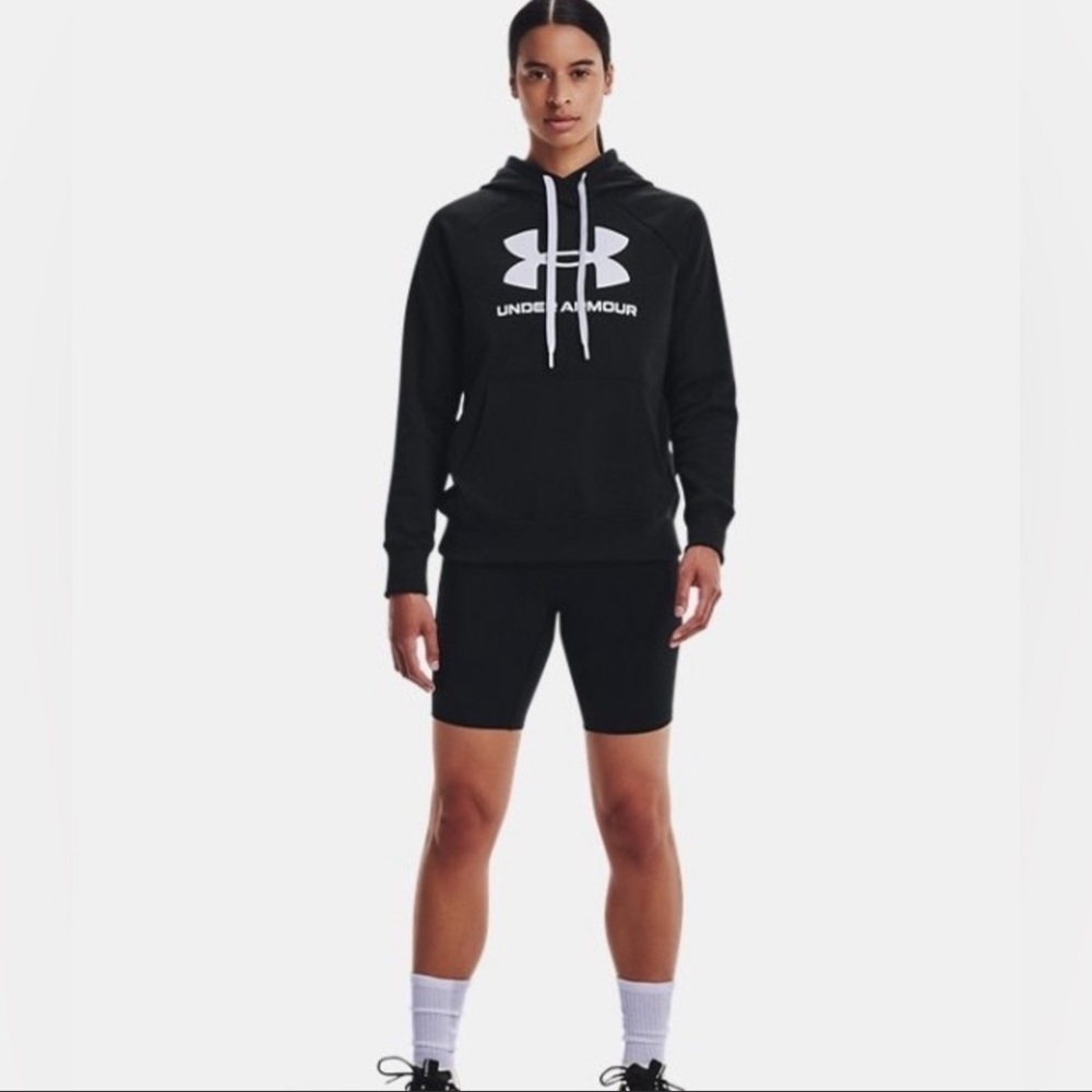 Women Under Armour Rival Fleece Logo Hoodie Sweater Medium - Picture 5 of 9
